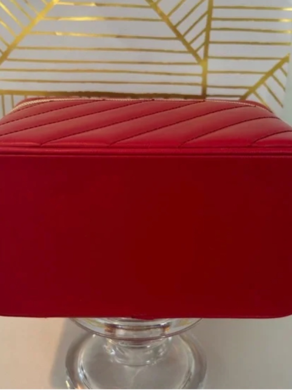❤️✨YSL Beauty Premium Vanity Rouge Case | Quilted Red | New in Box✨AUTHENTIC - Picture 5 of 12
